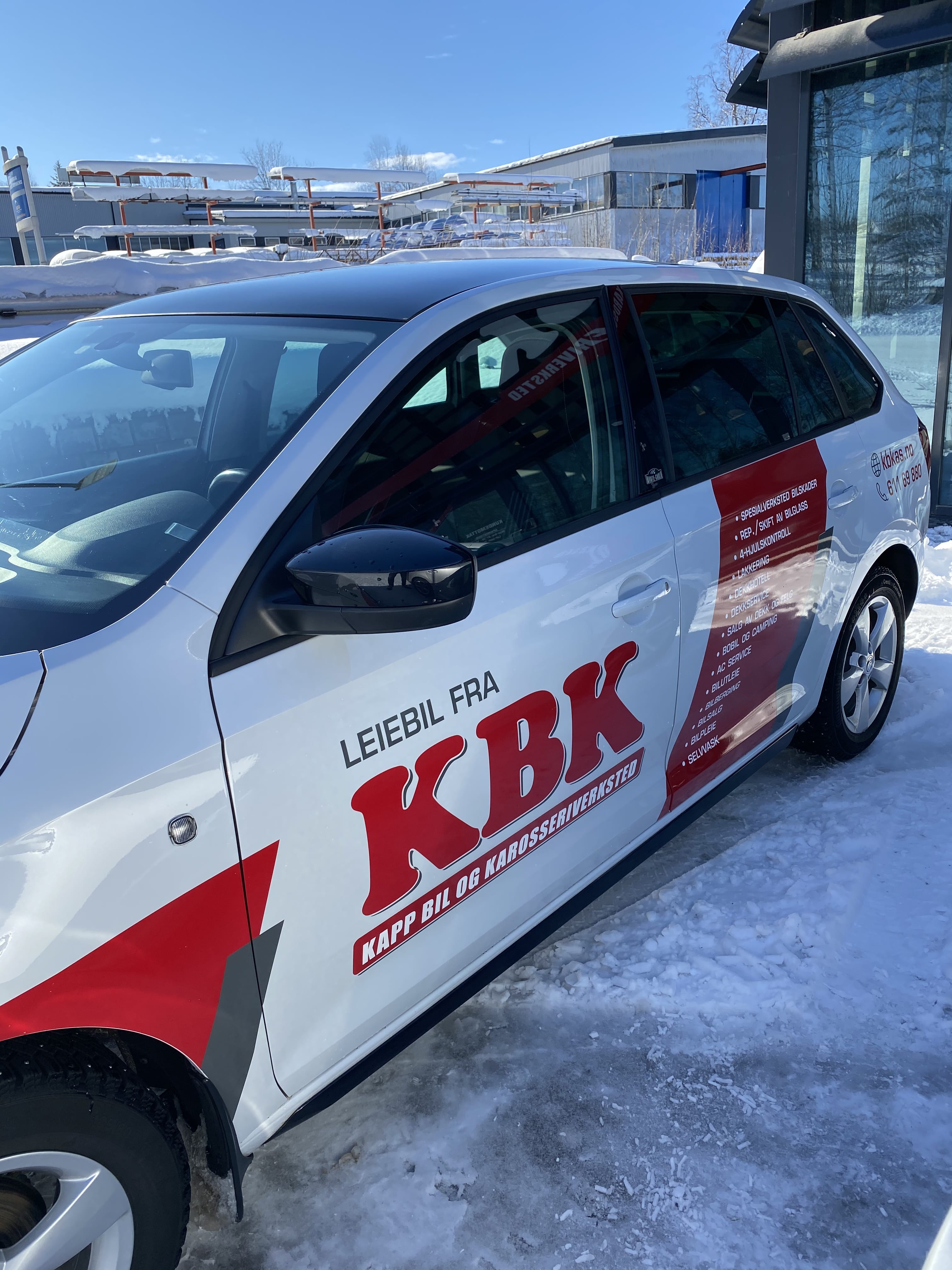 Skoda Rapid med Vinterdekk