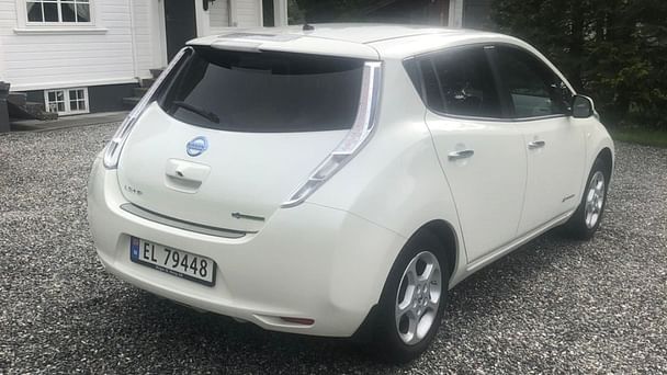 Nissan Leaf med GPS