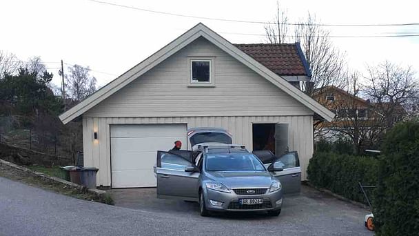 Ford Mondeo SW med Sykkelstativ