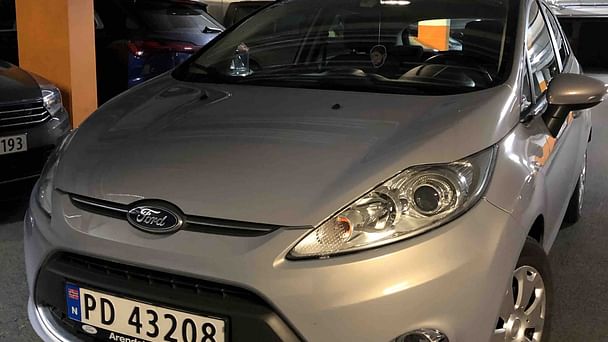 Ford Fiesta med Vinterdekk