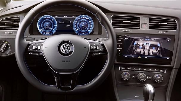 Volkswagen e-Golf med Vinterdekk