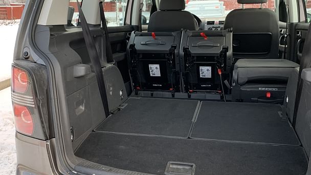 Volkswagen Touran med Sykkelstativ