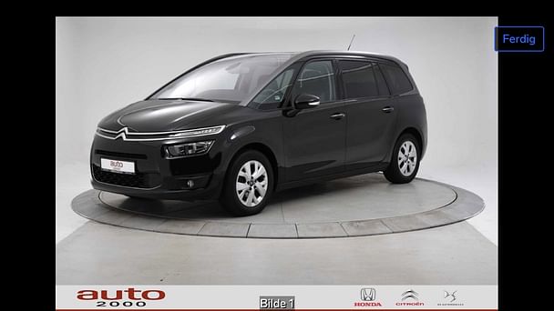 Citroen C4 Picasso med Sykkelstativ