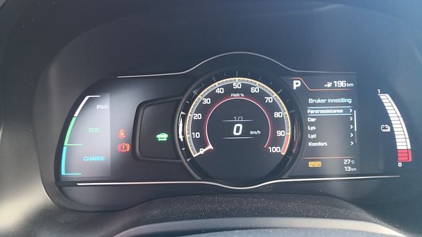 Hyundai Ioniq med GPS