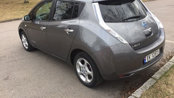 Nissan Leaf med GPS