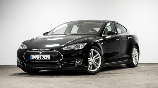 Tesla Model S med GPS