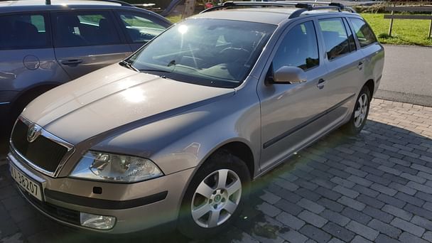 Skoda Octavia Combi med Vinterdekk