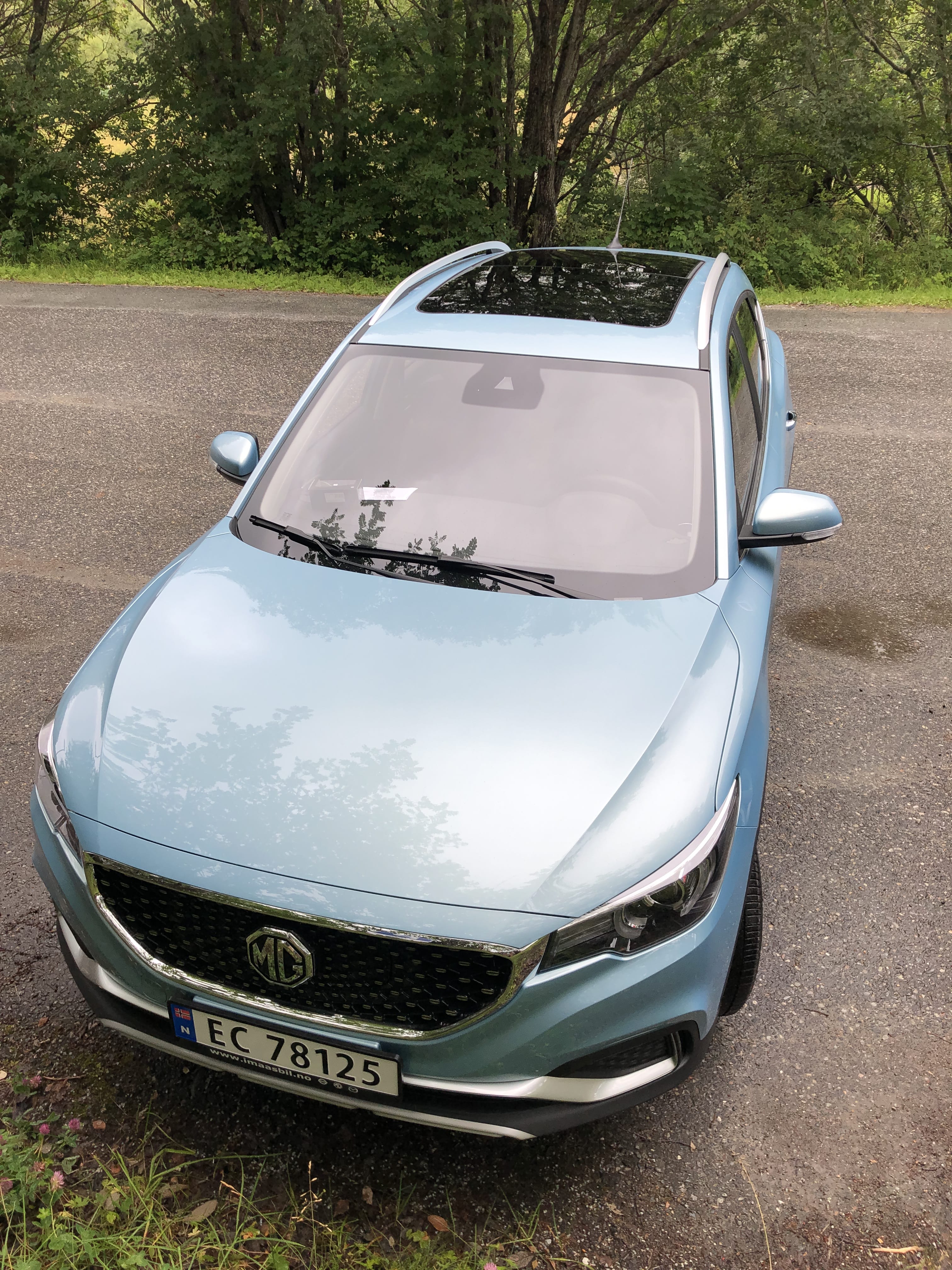 Mg ZS EV med Apple CarPlay