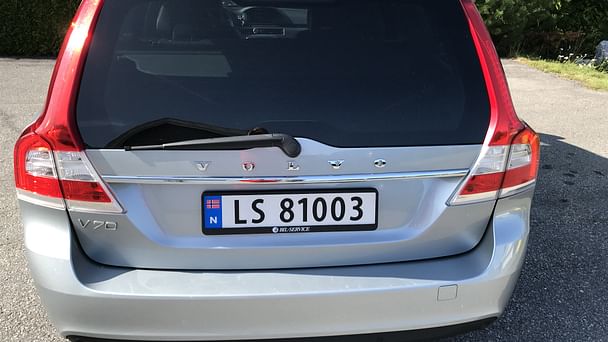 Volvo V70 med Skistativ