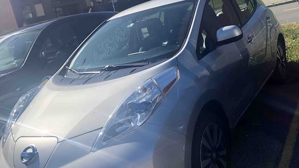 Nissan Leaf med GPS