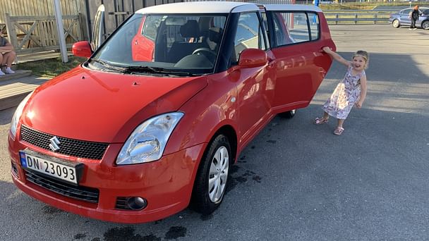 Suzuki Swift med Babysete