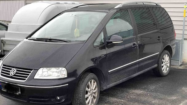 Volkswagen Sharan med Vinterdekk