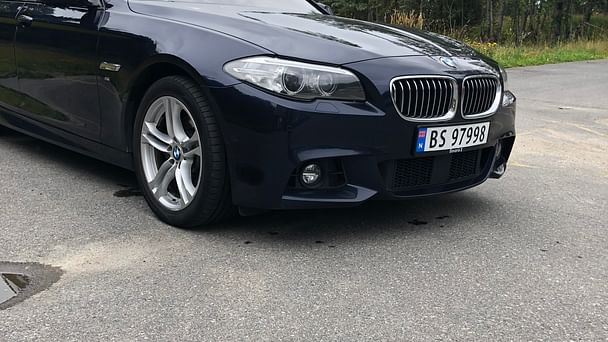 BMW 5-Serie med Vinterdekk