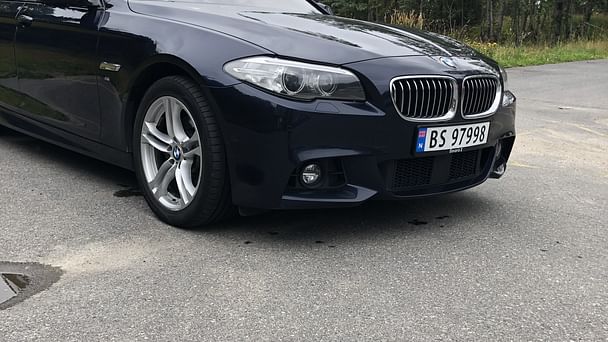 BMW 5-Serie med Vinterdekk