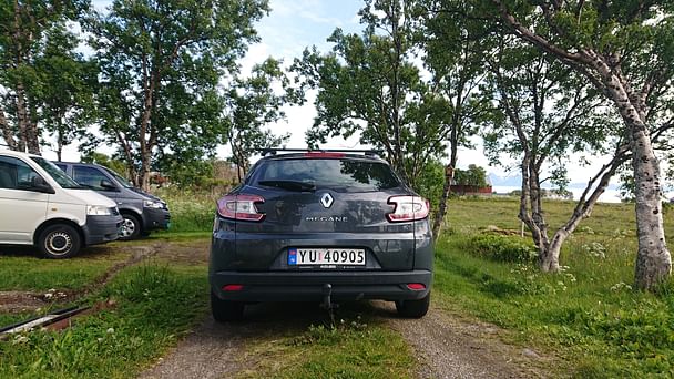 Renault Mégane Estate med Skistativ
