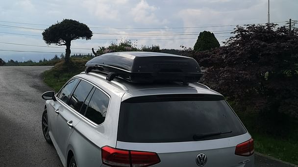 Volkswagen Passat Kombi med Sykkelstativ