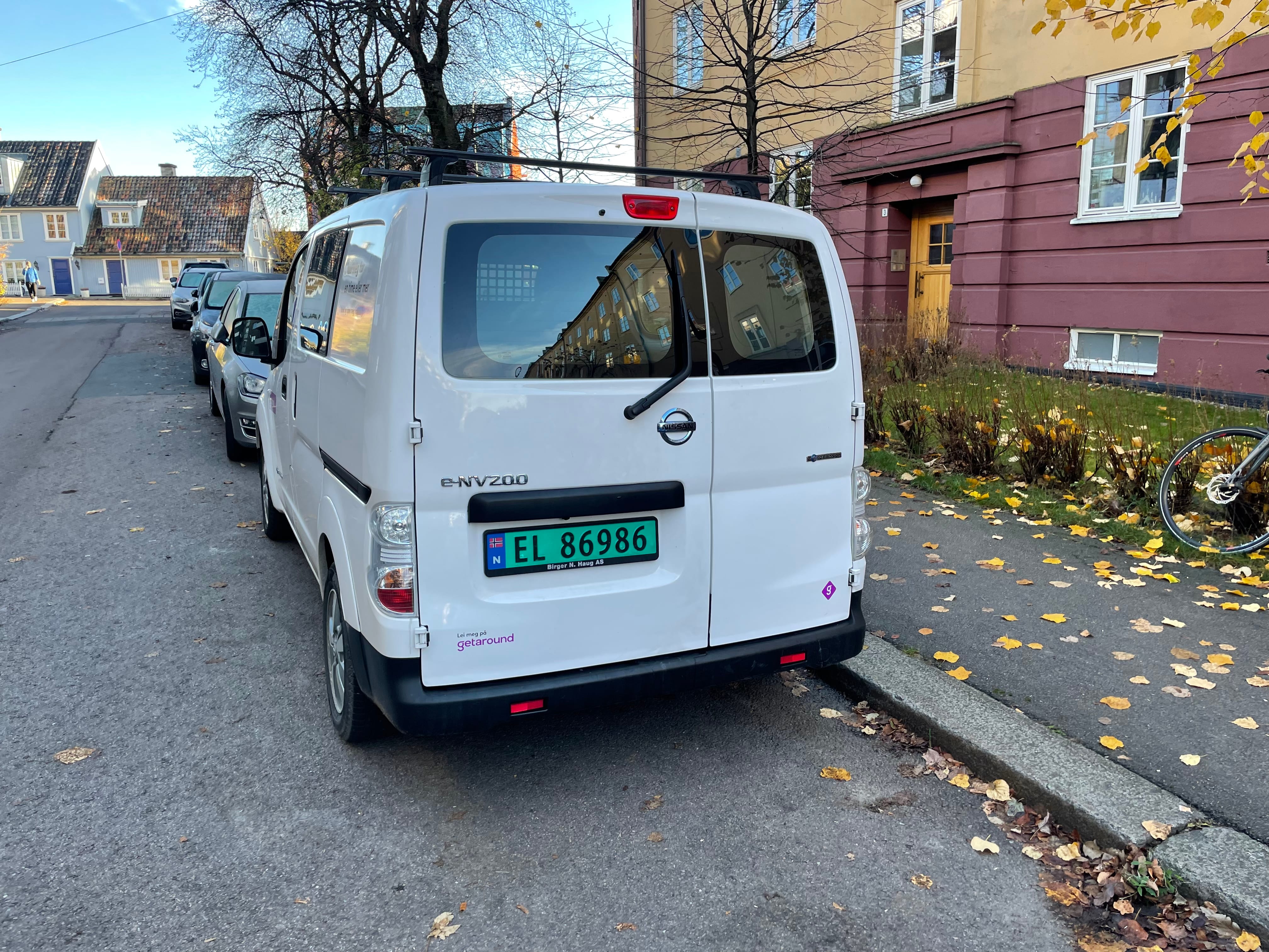 Nissan e-NV200 Varebil 1 med Ryggekamera