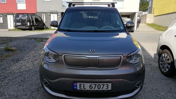 Kia Soul med Skistativ