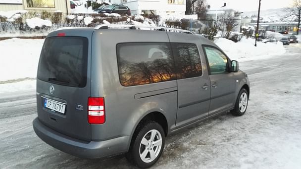 Volkswagen Caddy med Vinterdekk
