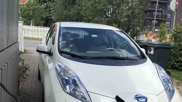 Nissan Leaf med GPS