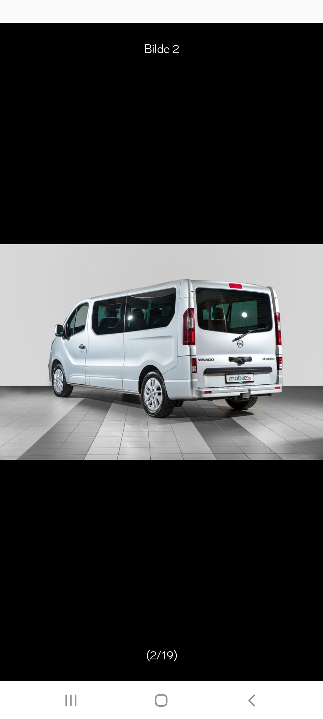 Opel Vivaro, 2016, Diesel, 9 seter eller mer