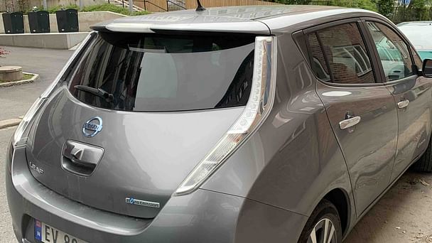 Nissan Leaf med Vinterdekk