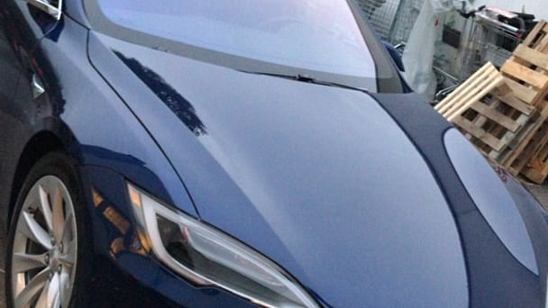Tesla Model S med GPS