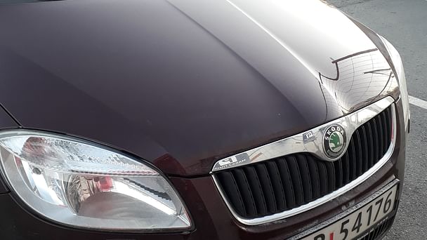 Skoda Fabia med Vinterdekk