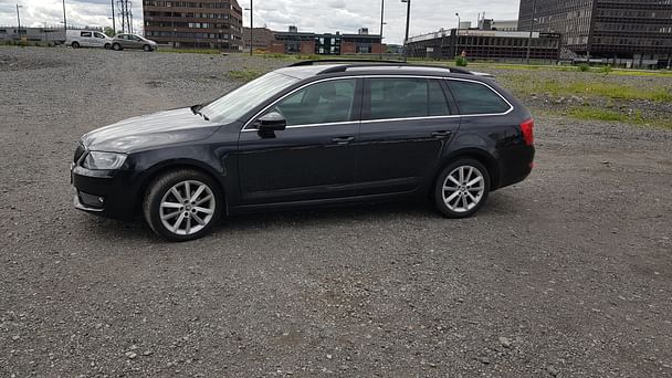 Skoda Octavia Combi med Sykkelstativ