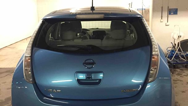 Nissan Leaf med Vinterdekk