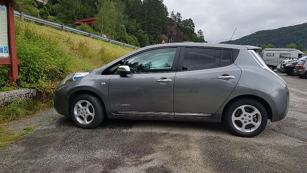 Nissan Leaf med GPS
