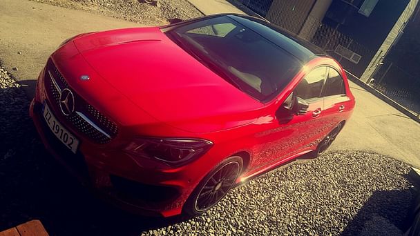 Mercedes CLA-Klasse med Lydinngang
