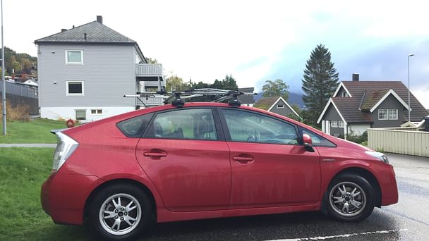 Toyota Prius med GPS