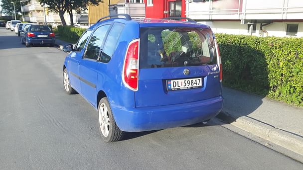 Skoda Roomster med Vinterdekk