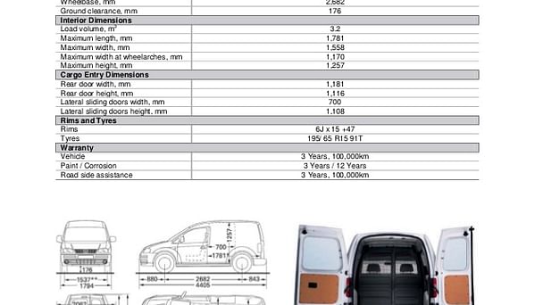 Volkswagen Caddy Maxi med Lydinngang