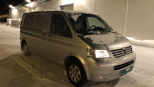Volkswagen Transporter med Vinterdekk