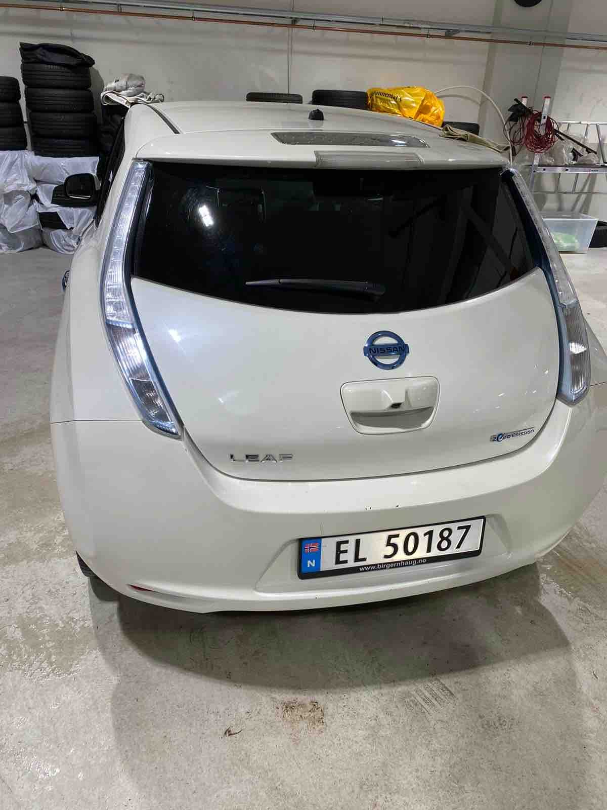 Nissan Leaf med GPS