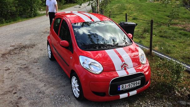 Citroen C1 med Vinterdekk