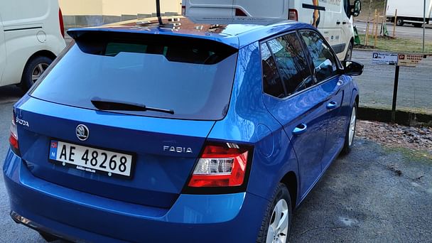 Skoda Fabia med Lydinngang