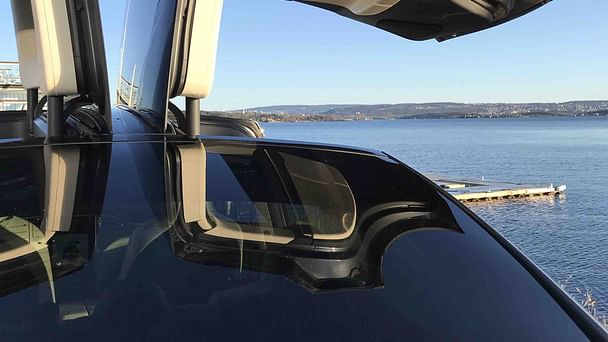 Tesla Model X med Vinterdekk