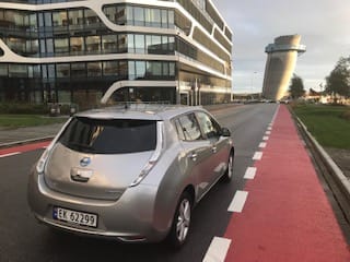 Nissan Leaf med GPS