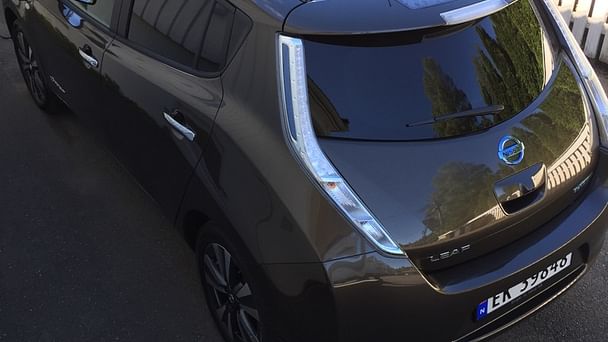 Nissan Leaf med GPS