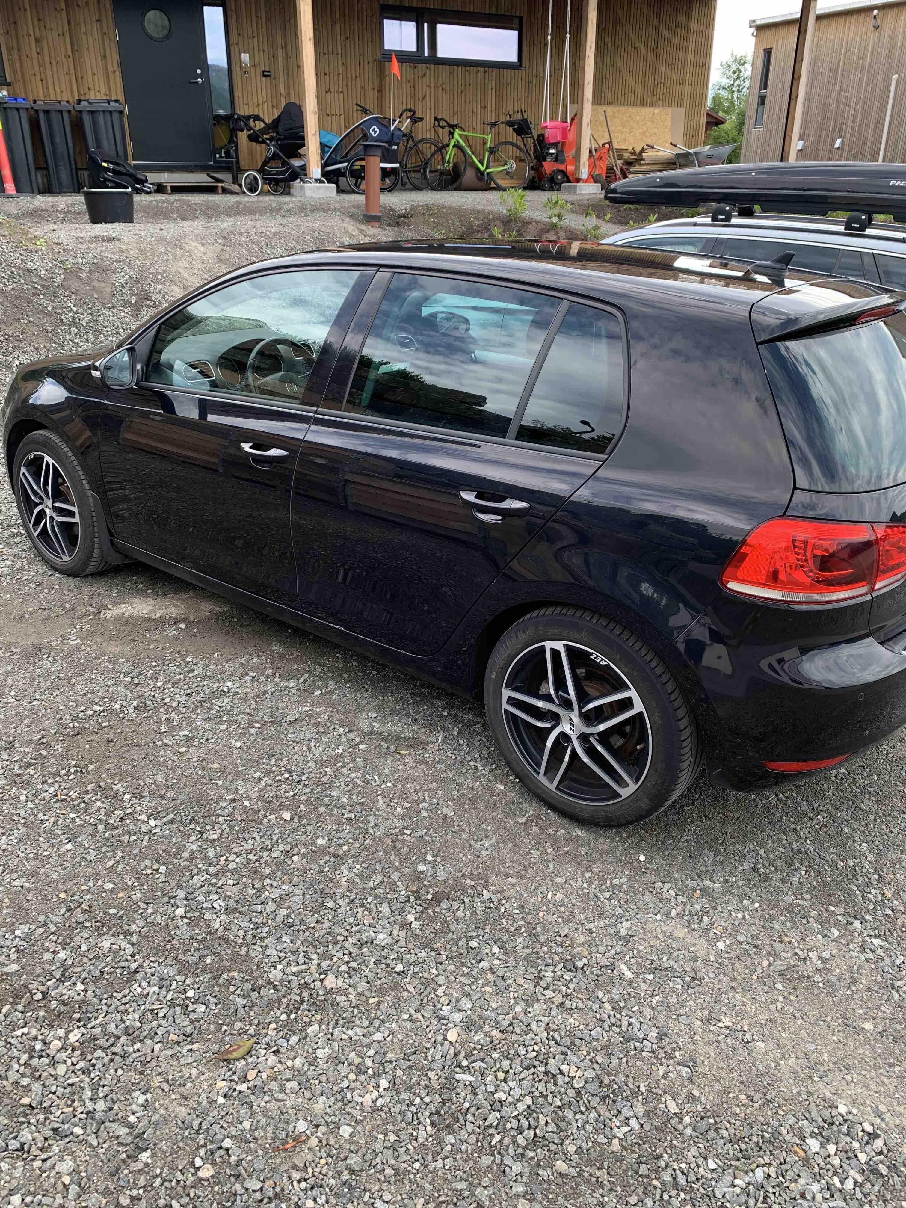 Volkswagen Golf Plus med Skistativ