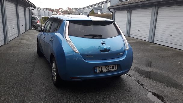 Nissan Leaf med Vinterdekk
