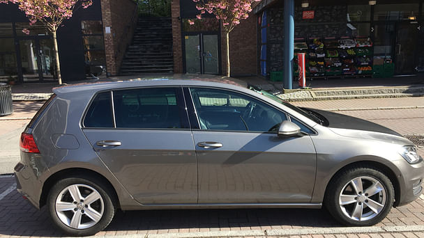 Volkswagen Golf med Vinterdekk