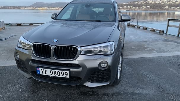 BMW X3 med Sykkelstativ