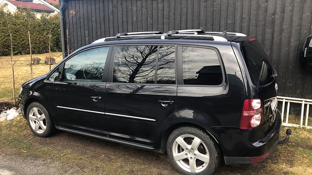 Volkswagen Touran med Sykkelstativ