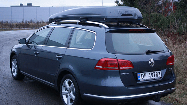 Volkswagen Passat Kombi med Sykkelstativ