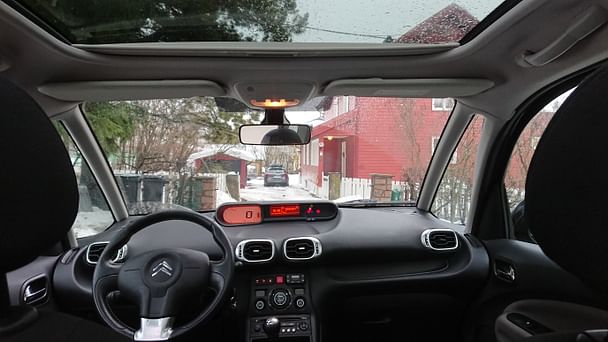 Citroen C3 Picasso med Sykkelstativ