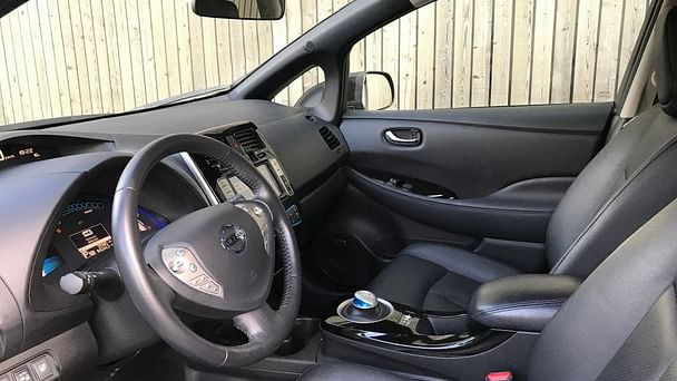 Nissan Leaf med Vinterdekk